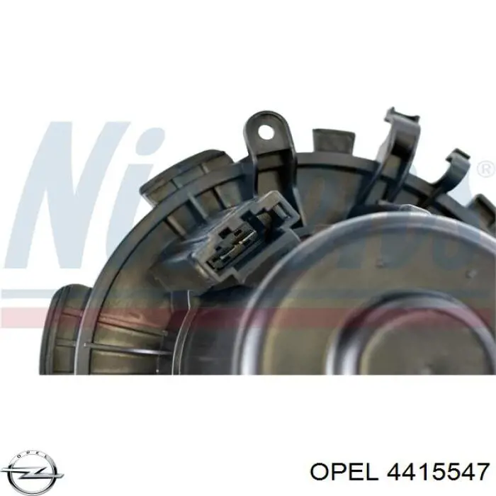 4415547 Opel двигун вентилятора пічки (обігрівача салону)