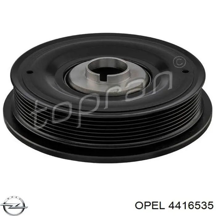 Шків колінвала (демпфер ) Opel 4416535 ціна, від 78.39 USD