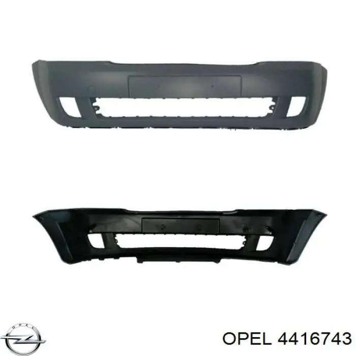 Купити 4416743 Opel Буфер (бампер) передній