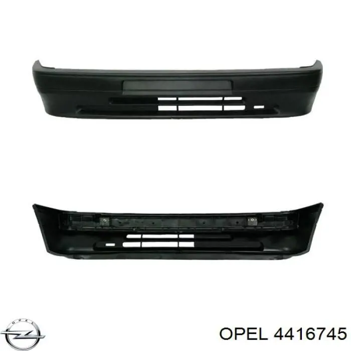 4416745 Opel Бампер передній в зборі