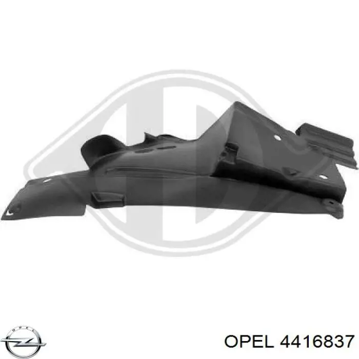 Купити 4416837 Opel Підкрилок переднього крила, правий передній