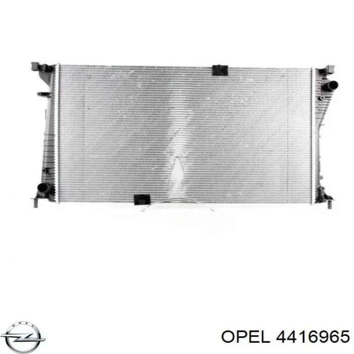 Радіатор 4416965 Opel