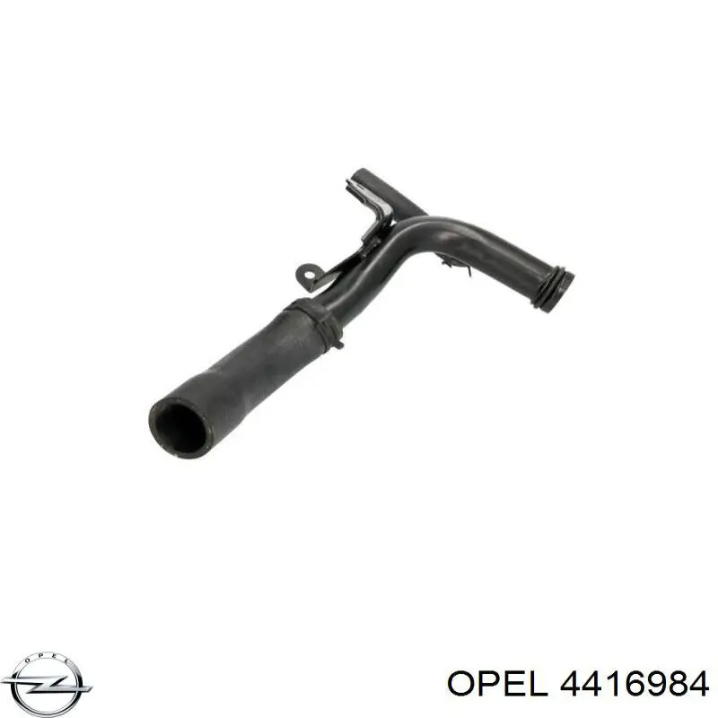 4416984 Opel шланг/патрубок радіатора охолодження, нижній