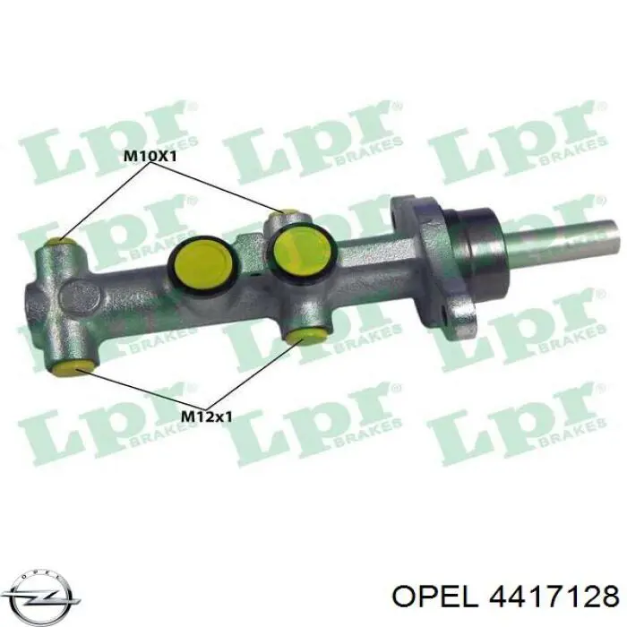 Циліндр головний гальма (Гідротормоз) Opel 4417128 ціна, від 76.31 USD
