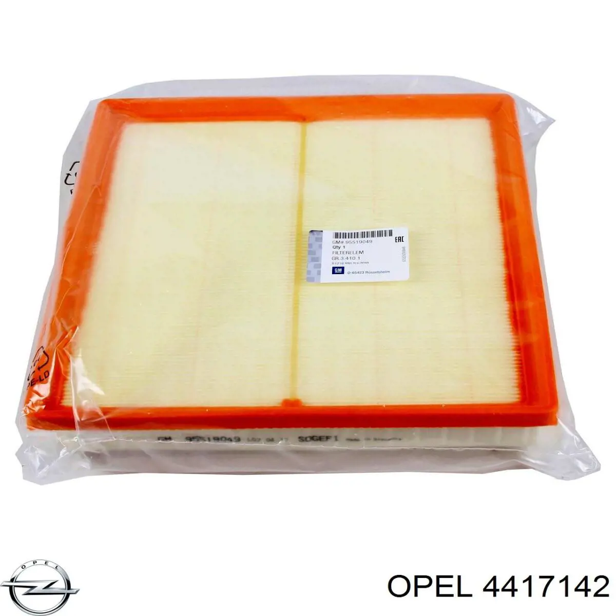 Купити 4417142 Opel Автомобільний фільтр повітря