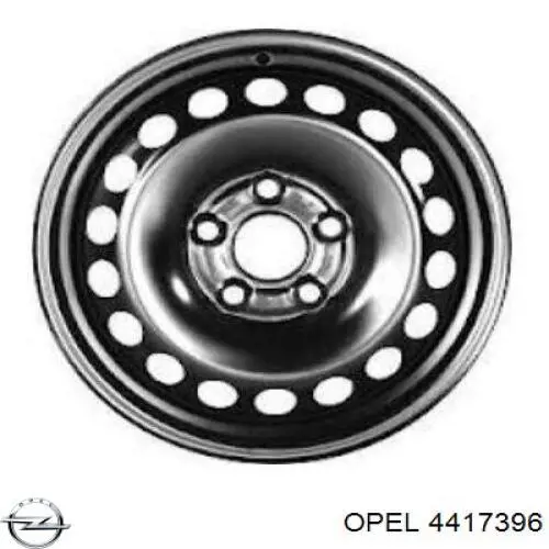 93858270 Opel Диск колісний