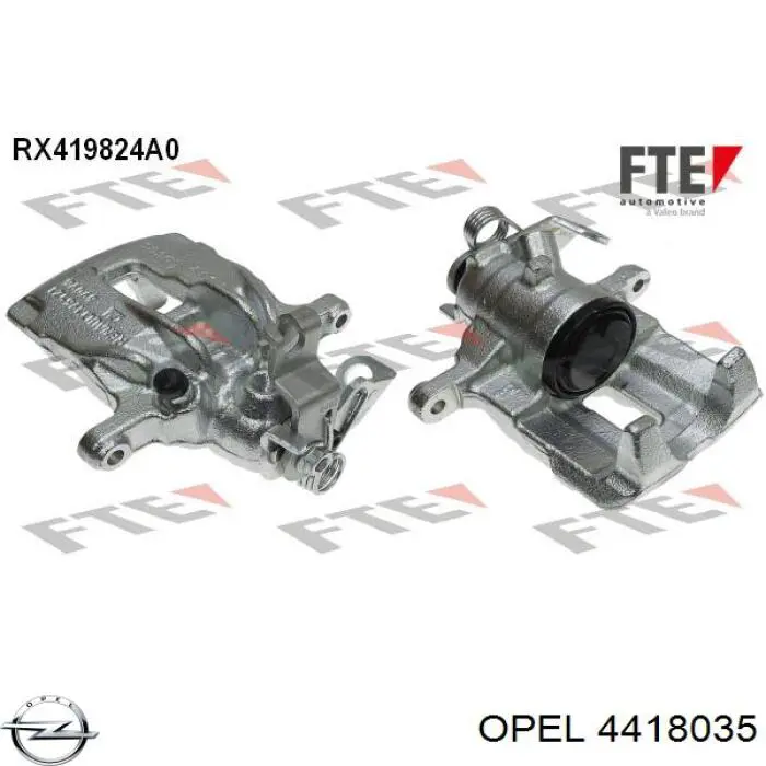 Супорт гальмівний задній правий Opel 4418035 ціна, від 44.99 USD