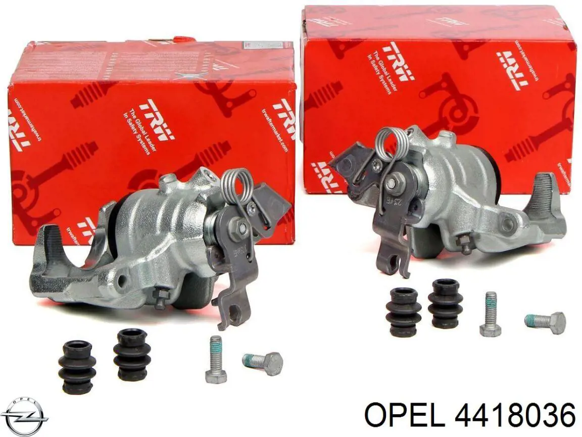 Скоба супорту заднього 93192388 Opel