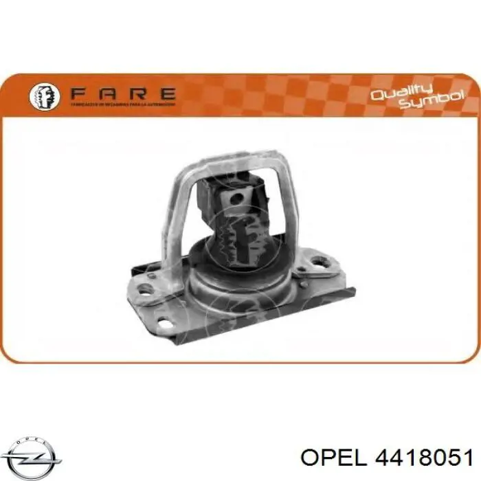 Права подушка двигуна Opel 4418051 ціна, від 56.24 USD