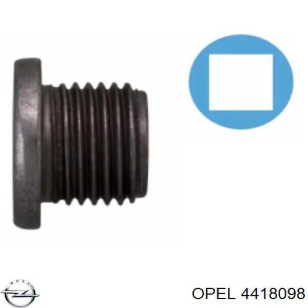 Пробка піддона двигуна Opel 4418098 ціна, від 1.86 USD
