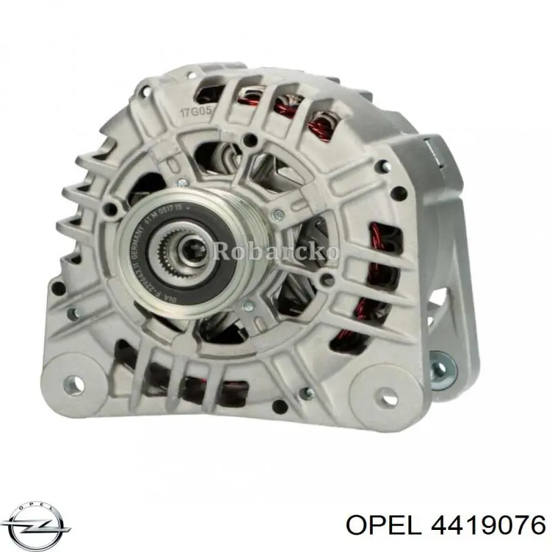 Генератор Opel 4419076 ціна, від 118.21 USD