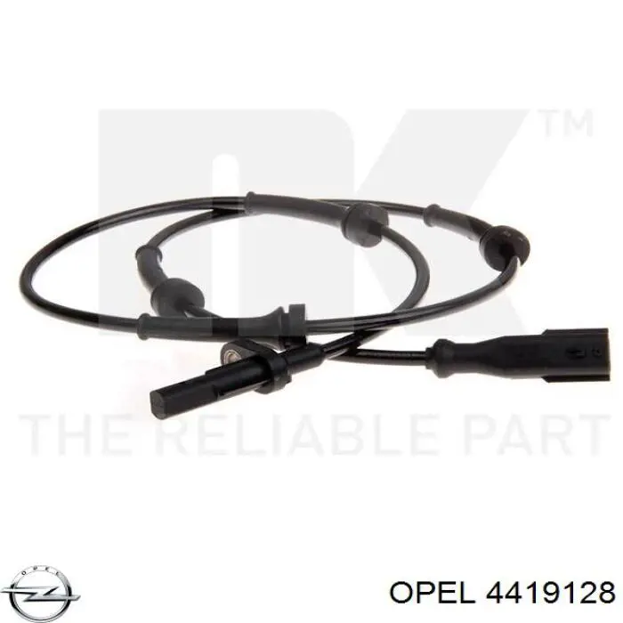 4419128 Opel датчик абс (abs задній)