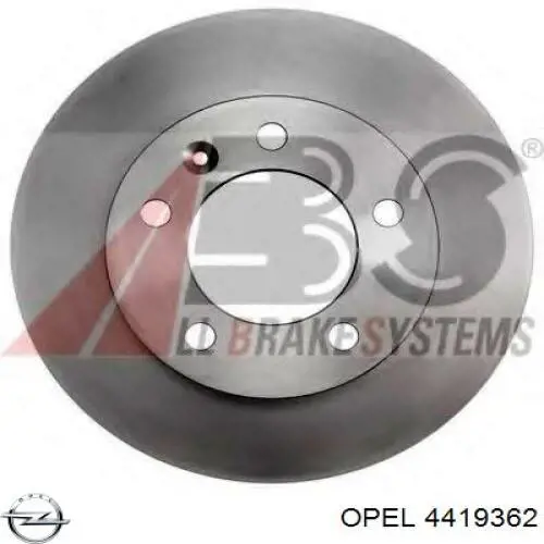 4419362 Opel Дискові гальма