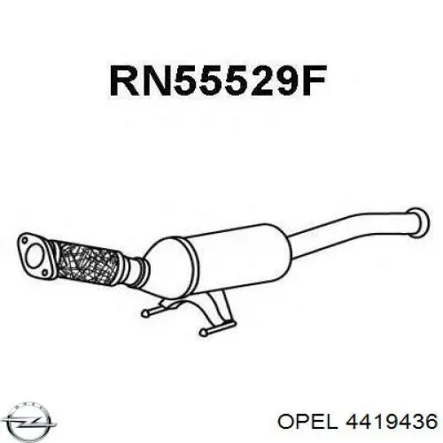 Шланг заливної горловини, паливного бака Opel 4419436 ціна, від 9.04 USD