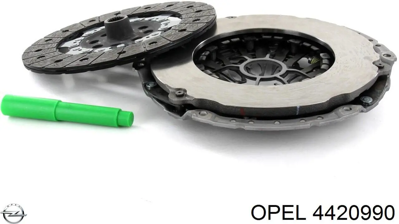 Комплект зчеплення (3 частини) Opel 4420990 ціна, від 237.77 USD