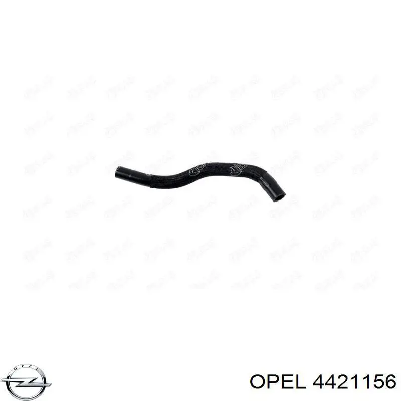 4421156 Opel шланг/патрубок радіатора охолодження, нижній