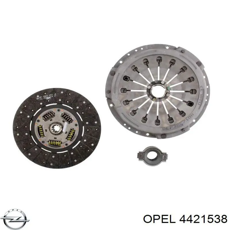 Купити 4421538 Opel Комплект зчеплення (диск, корзина, підшипник)