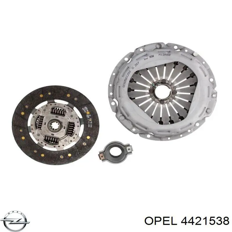 Комплект зчеплення (3 частини) Opel 4421538 ціна, від 331.64 USD