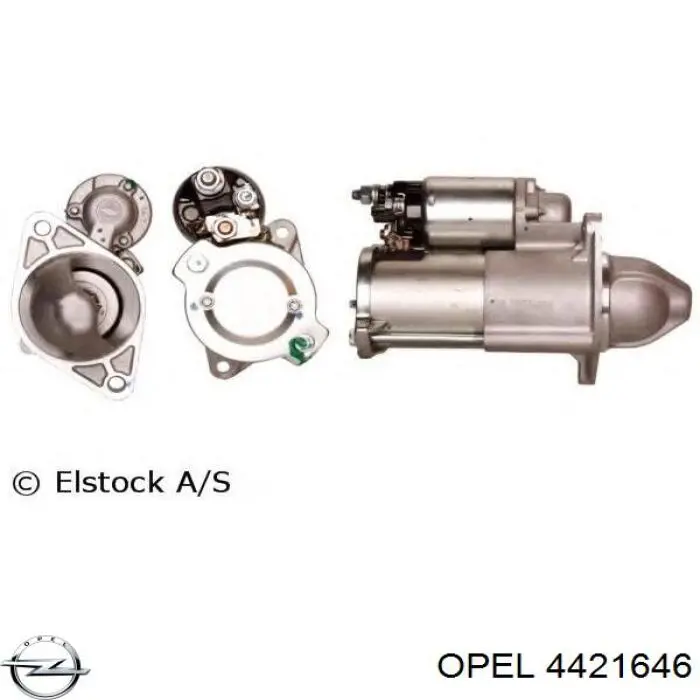 Важіль передньої підвіски нижній, правий 4421646 Opel