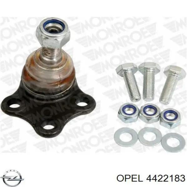 Кульова опора, нижня Opel 4422183 ціна, від 10.93 USD