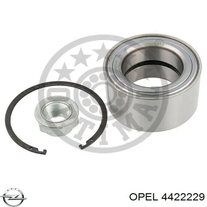 Купити 4422229 Opel Підшипник ступиці передньої