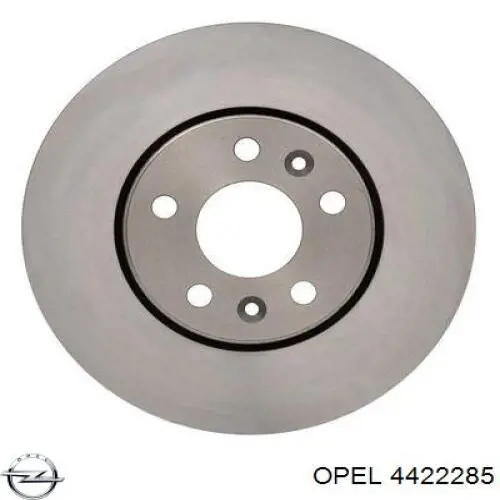 Гальмівні диски передні 4422285 Opel