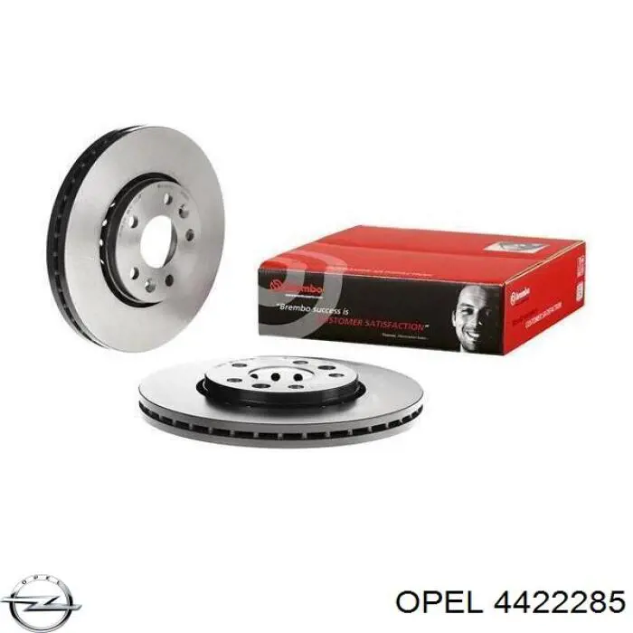 Диск гальмівний передній Opel 4422285
