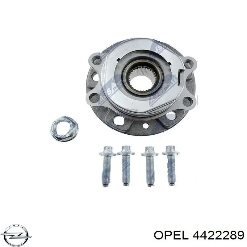 Маточина колеса передня Opel 4422289 ціна, від 125.20 USD