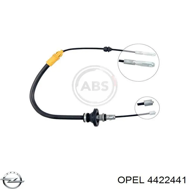 Трос стоянкового гальма передній Opel 4422441 ціна, від 10.54 USD