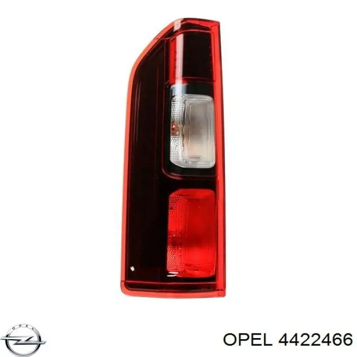Ліхтар задній лівий, верхній 93867974 Renault (RVI)