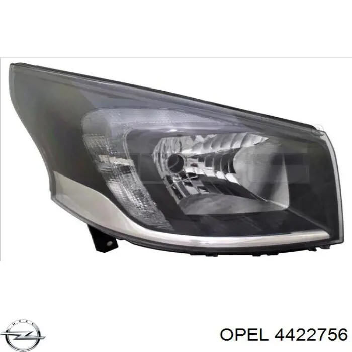 Фара правая Opel 4422756 ціна, від 303.15 USD