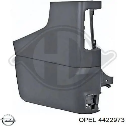 Кожух бампера заднього Opel 4422973 ціна, від 25.48 USD