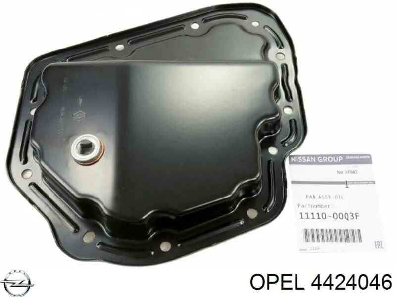 Піддон масляний картера двигуна, нижня частина Opel 4424046 ціна, від 24.97 USD