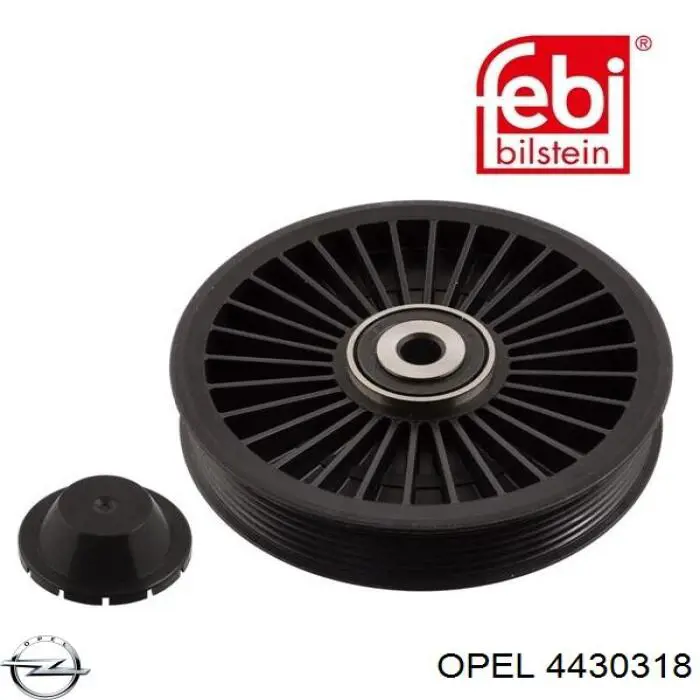 Купити 4430318 Opel Ролик приводного ременя, паразитний