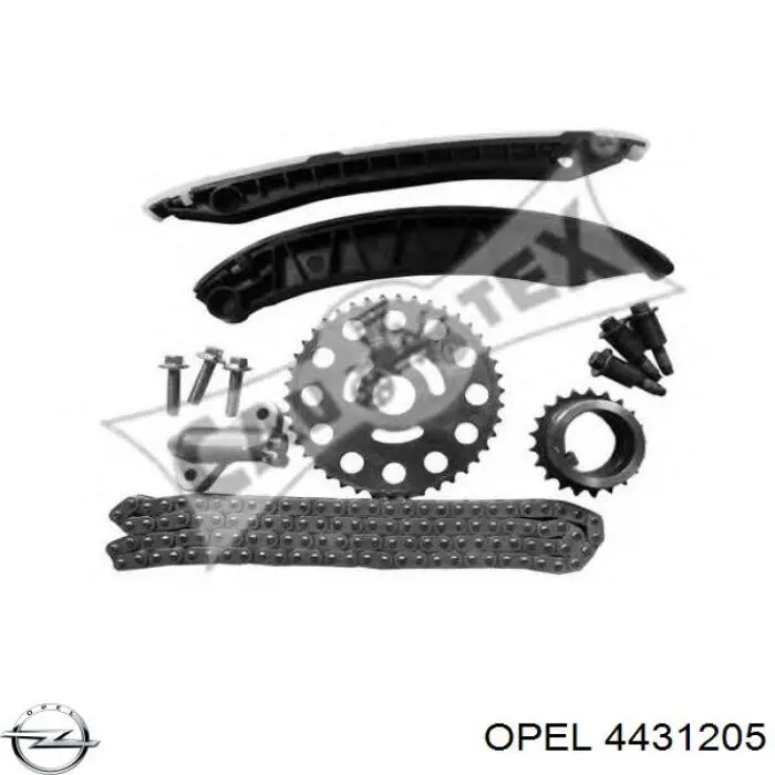 4431205 Opel ланцюг грм, комплект
