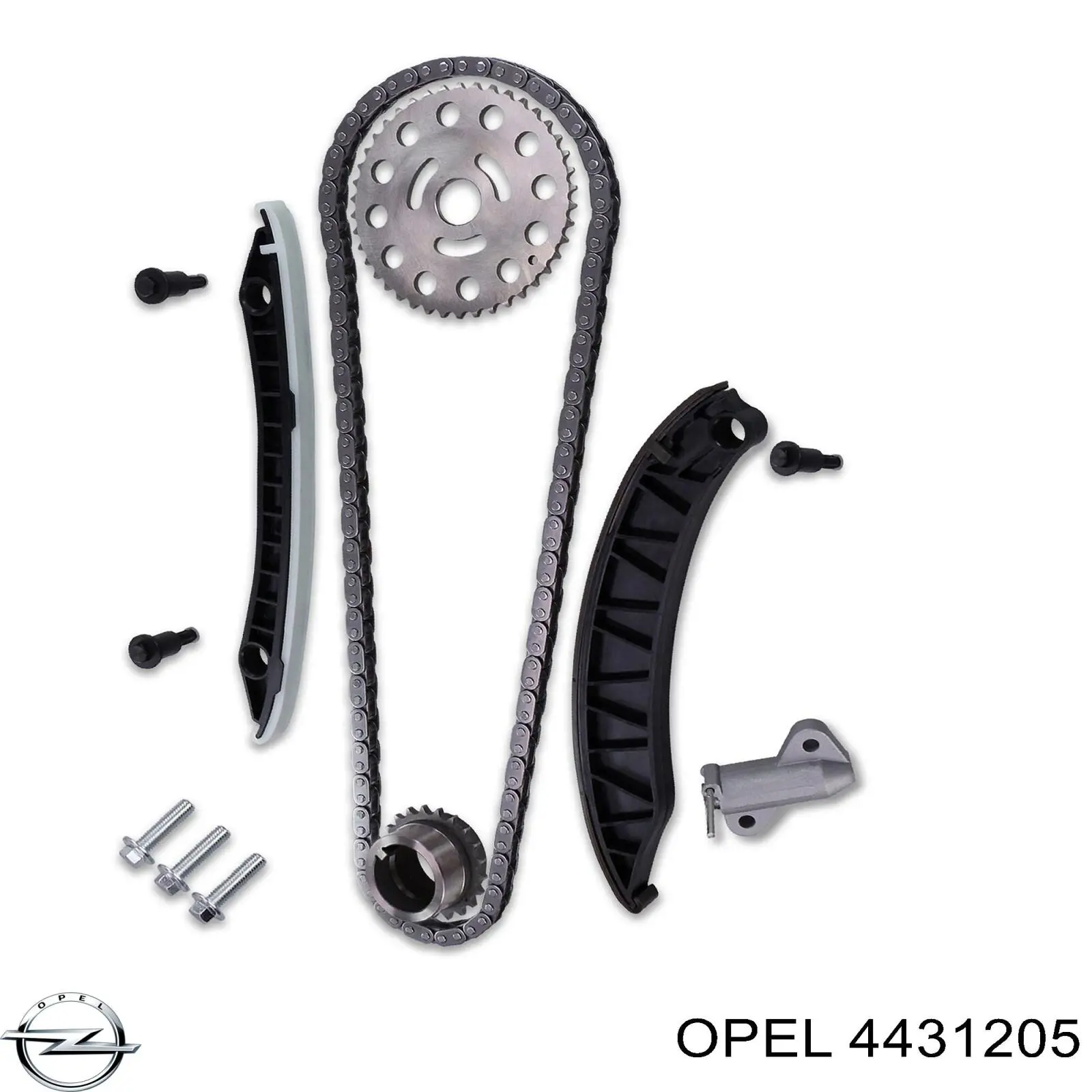 Ланцюг ГРМ, комплект Opel 4431205 ціна, від 134.82 USD