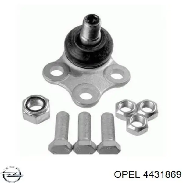 Кульова опора, нижня Opel 4431869 ціна, від 12.79 USD