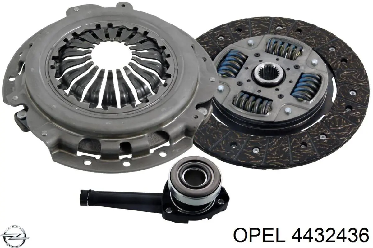 Комплект зчеплення (3 частини) Opel 4432436 ціна, від 169.50 USD
