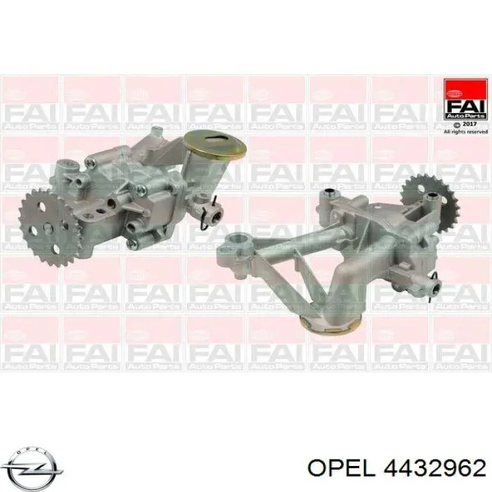 Купити 4432962 Opel Насос маслозакачуючий