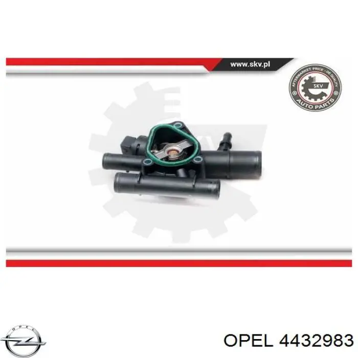 Автомобільний термостат Opel 4432983 ціна, від 22.52 USD