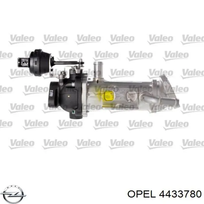 4433780 Opel Радіатор системи EGR рециркуляції вихлопних газів