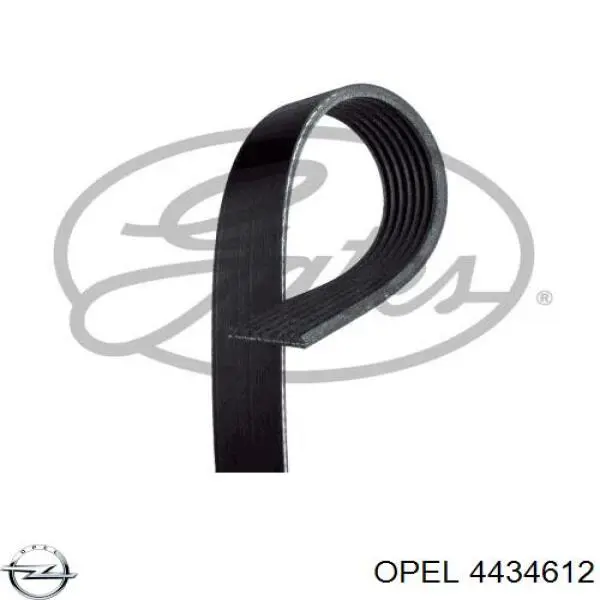 4434612 Opel ремінь приводний, агрегатів