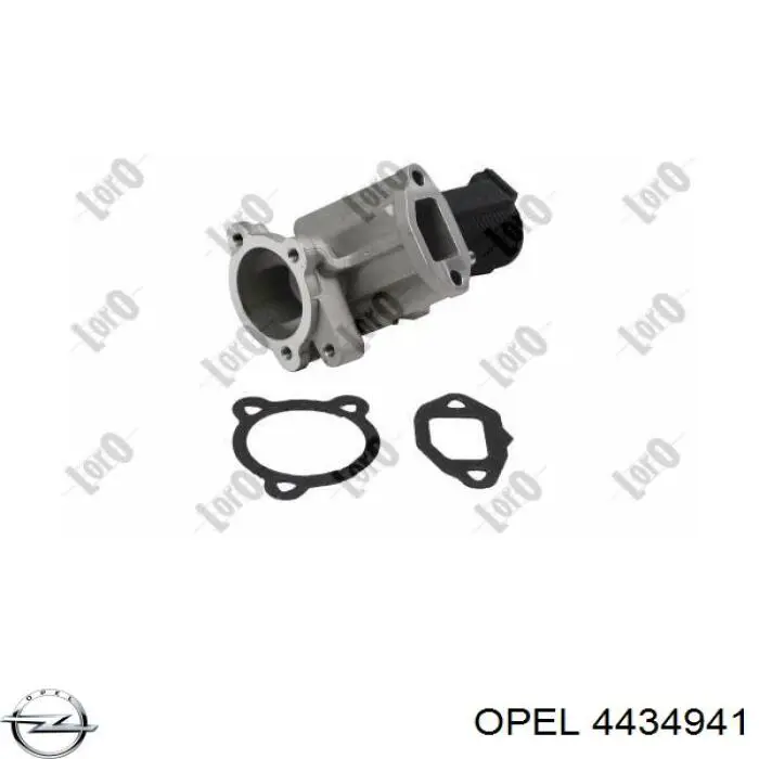 4434941 Opel клапан egr, рециркуляції газів