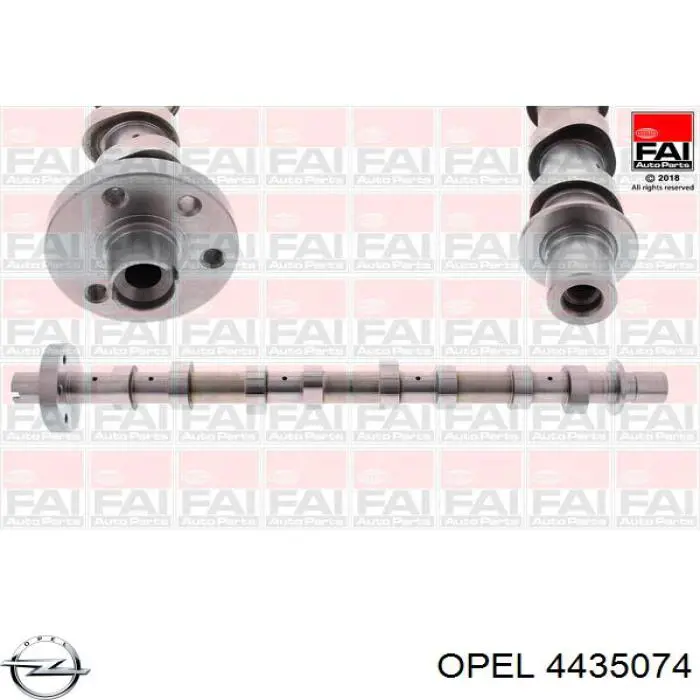 4435074 Opel розподільний вал двигуна випускний
