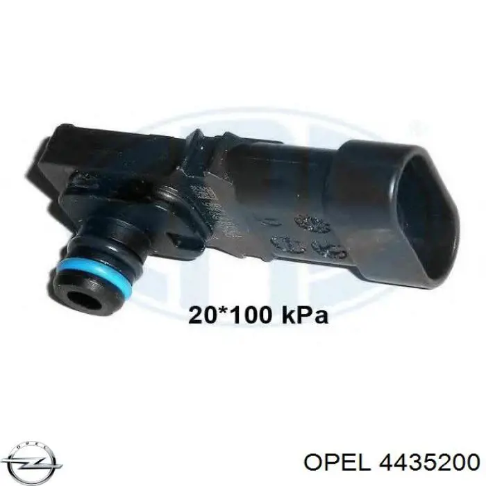4435200 Opel датчик тиску у впускному колекторі, map