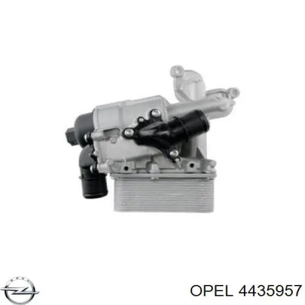 4435957 Opel радіатор масляний (холодильник, під фільтром)