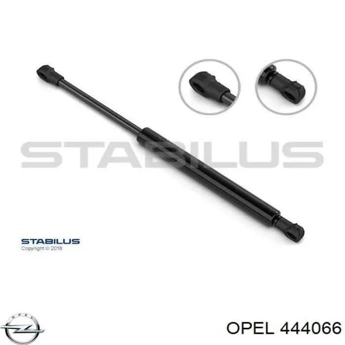 Купити 444066 Opel Важіль задньої підвіски верхній, лівий/правий