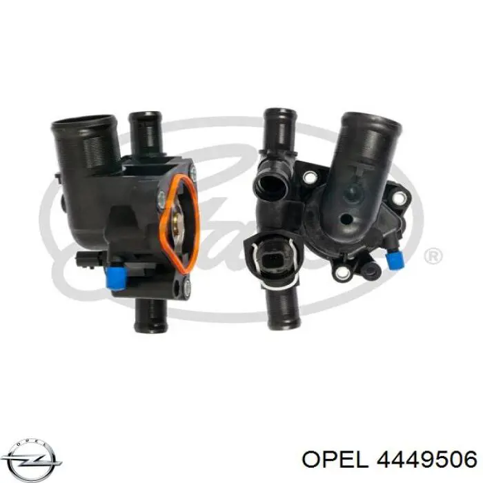 Кожух термостата Opel 4449506 ціна, від 24.95 USD