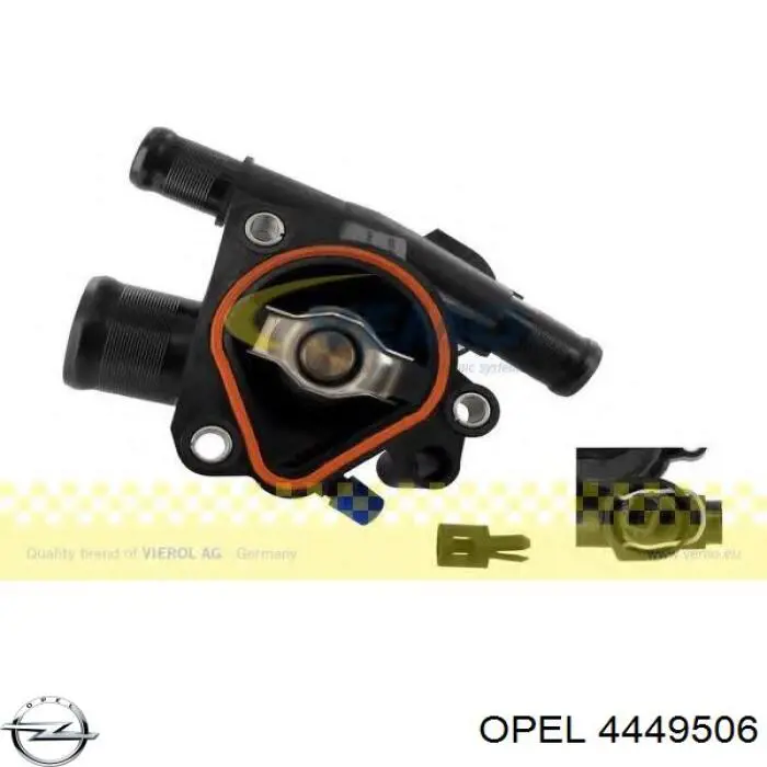 Купити 4449506 Opel Корпус термостата