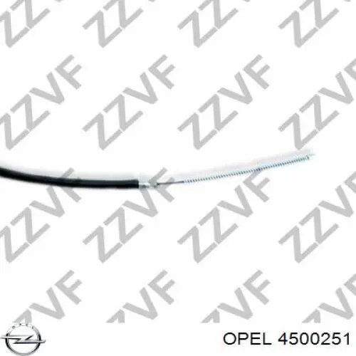 Трос ручного гальма задній, правий/лівий 4500251 Opel